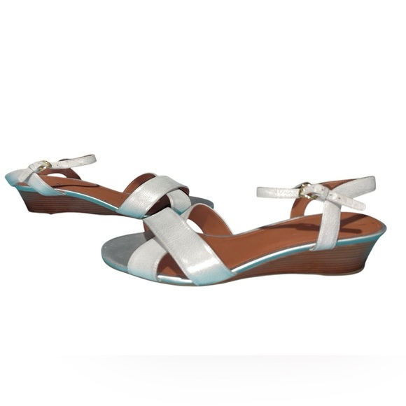 Cole Haan Elsie Cross Wedge 40 II Women Leather Shoes - Picture 1 of 6
